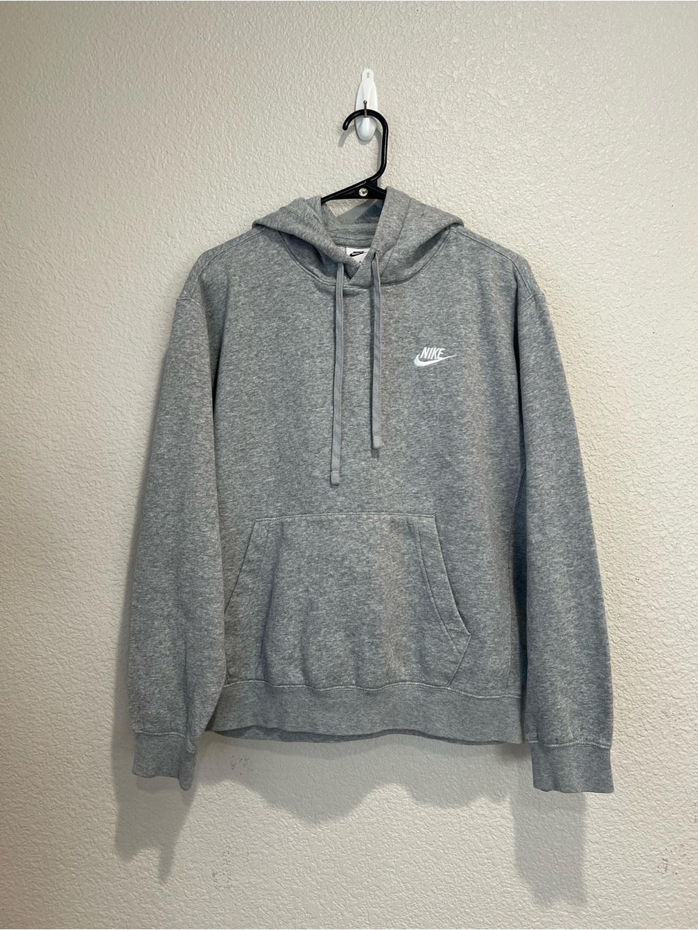 Nike Gray Hooded Sweatshirt, M